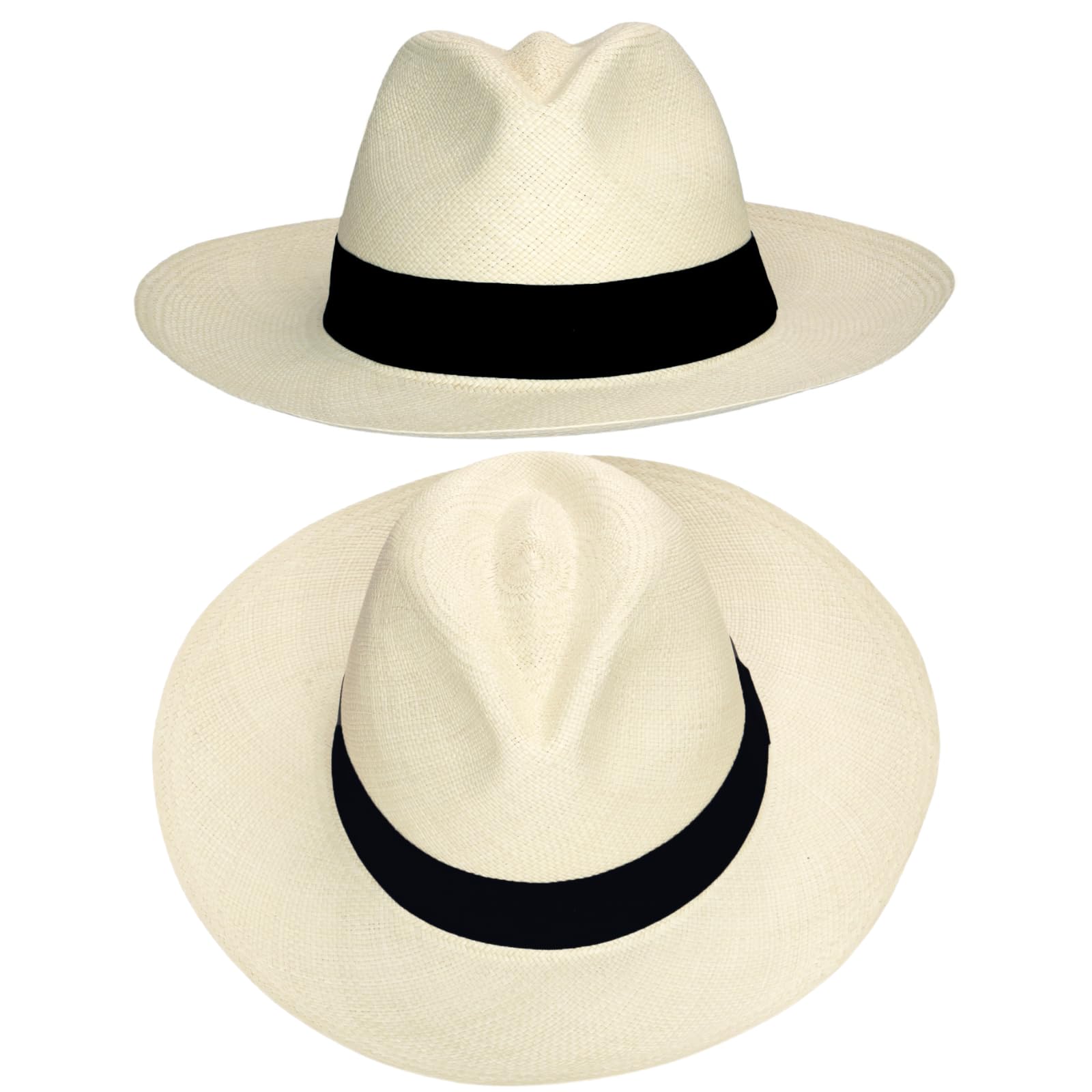 Original Panama Hat for Men & Women - Gamboa Fedora Straw Summer Sun Hat with UV UPF50+ Protection - Perfect for Beach, Travel & Outdoor Activities