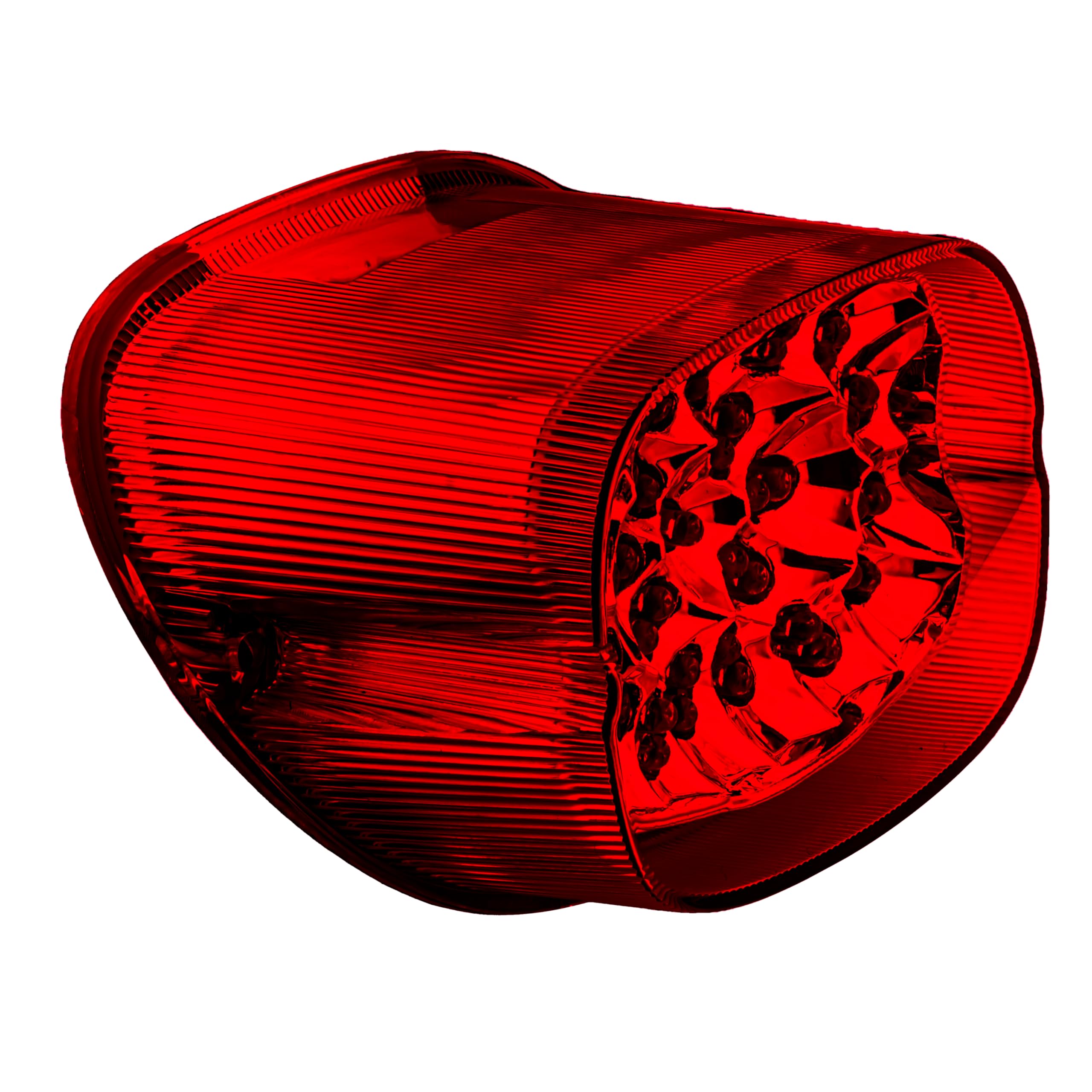 Eagle Lights 8900TL2-R Squareback LED Tail Light Kit with Integrated Turn Signals for Harley Davidson Motorcycles - Red | High Visibility Brake Light for Night Riding & Safety | Perfect for Touring, Cruising & Custom Builds