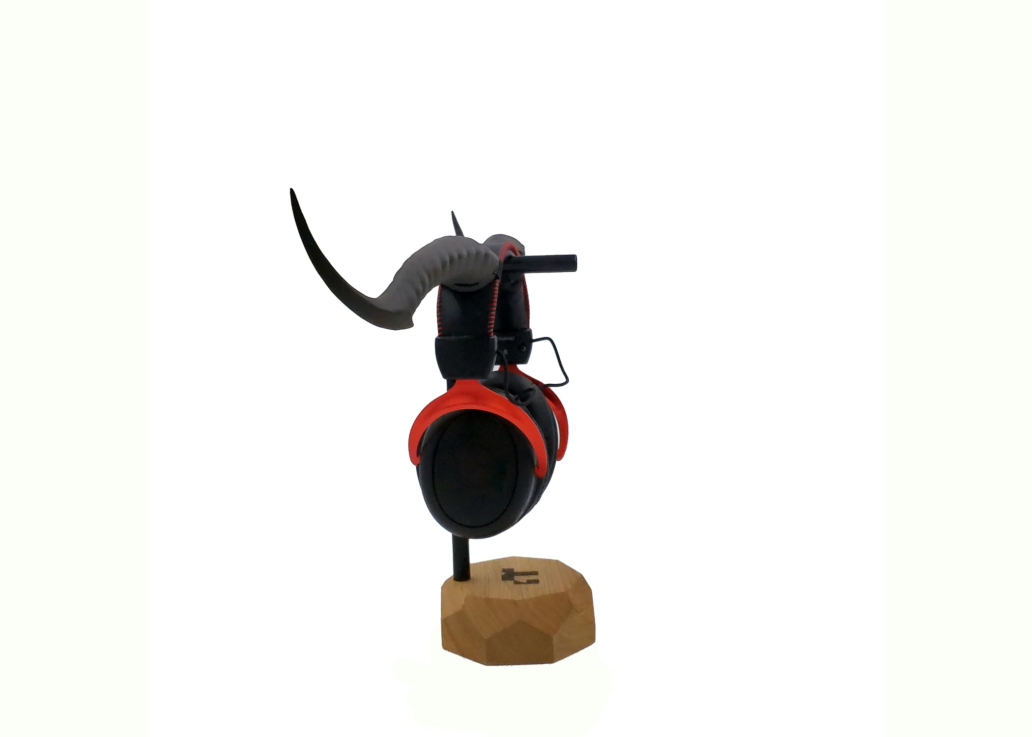 Tiefling Horns Headset Attachment - Gaming & Streaming Accessories for Cosplay, Goat & Ram Horns - Perfect Gift for Gamers & Streamers (Purple/Black) - Ideal for D&D, Live Streaming & Fantasy Costumes