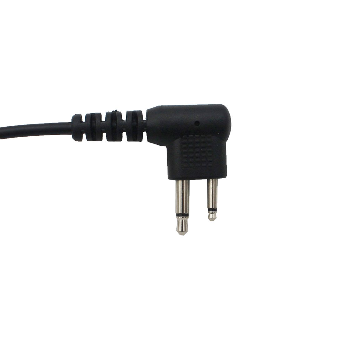 GoodQbuy 2 Pin PTT Mic Covert Acoustic Tube Earpiece Headset for Motorola Two-Way Radio RMM2050 GP300 CP200 PR400 CLS1110 (5 Pack) - Ideal for Security, Event Staff & Discreet Communication
