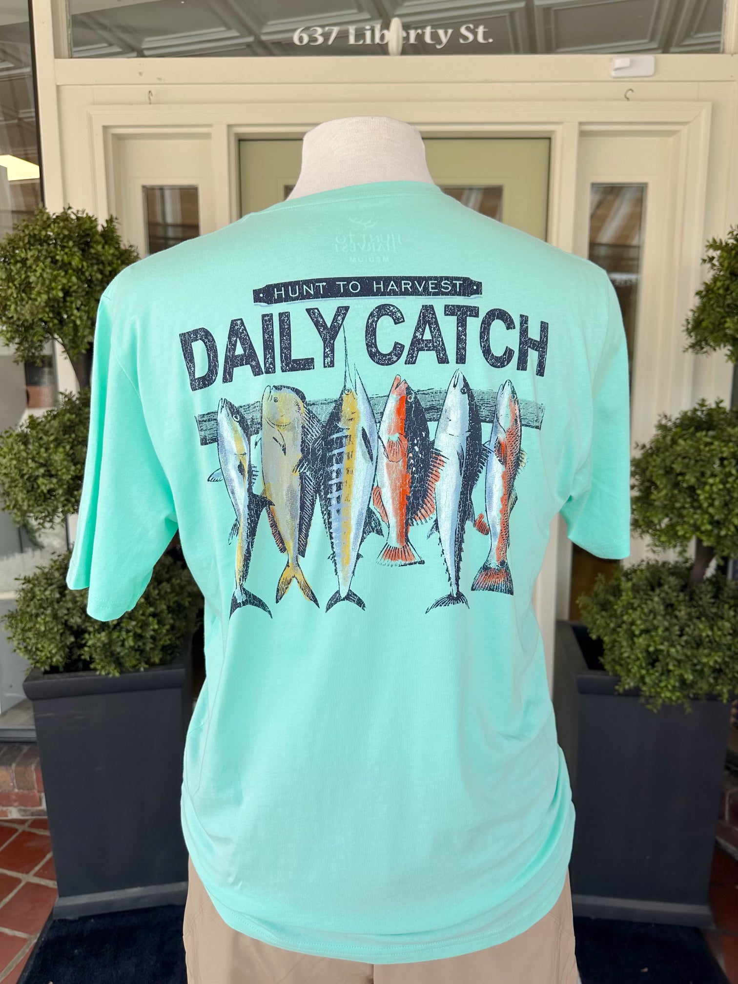 Hunt to Harvest Daily Catch T-Shirt - Comfortable & Stylish Fishing Tee for Men & Women - Perfect for Outdoor Adventures, Fishing Trips & Casual Wear