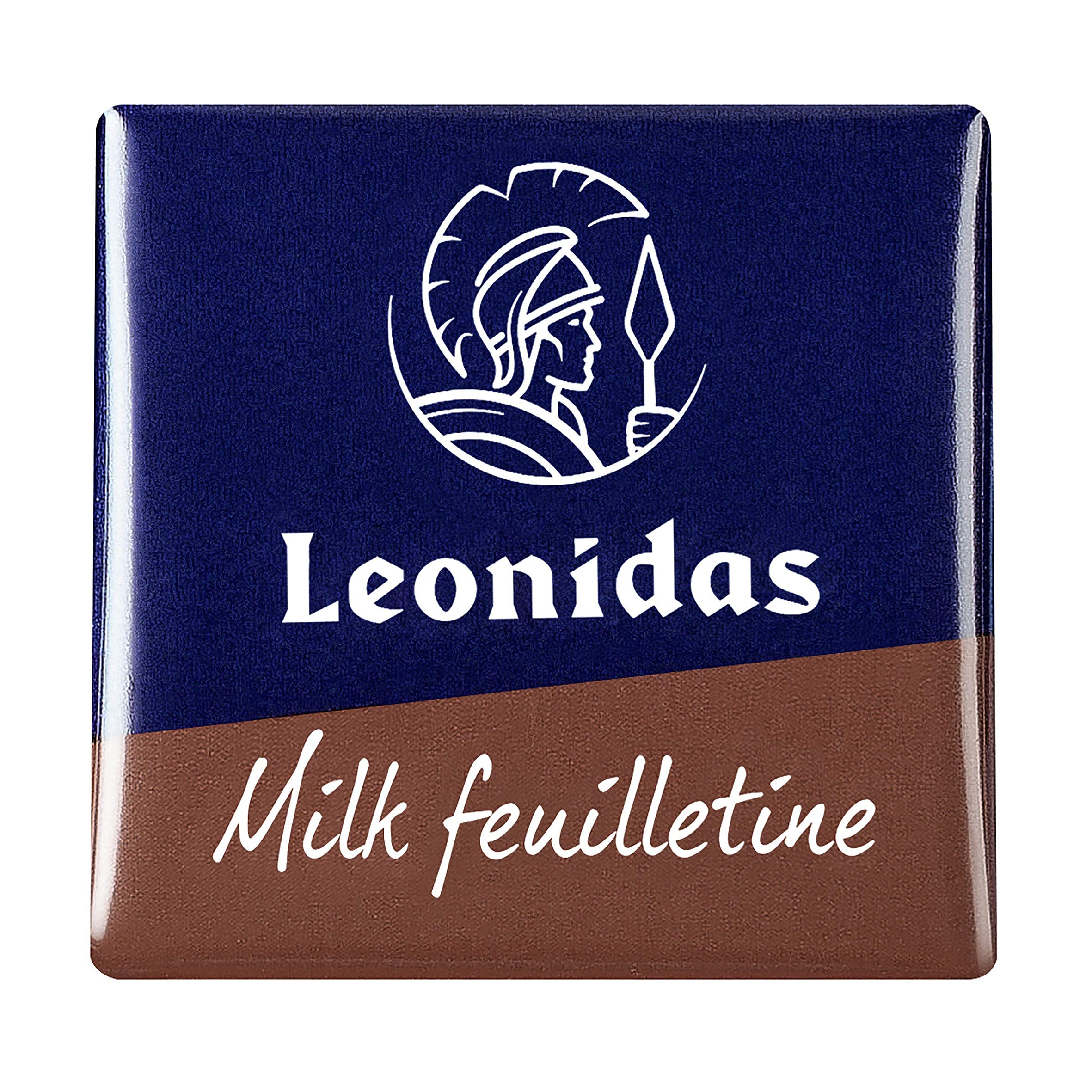 Leonidas Belgian Chocolates - 1 lb Napolitain Feuilletine Milk Chocolate Squares | Premium Gourmet Chocolate Gift Box | Perfect for Holidays, Birthdays & Corporate Gifts