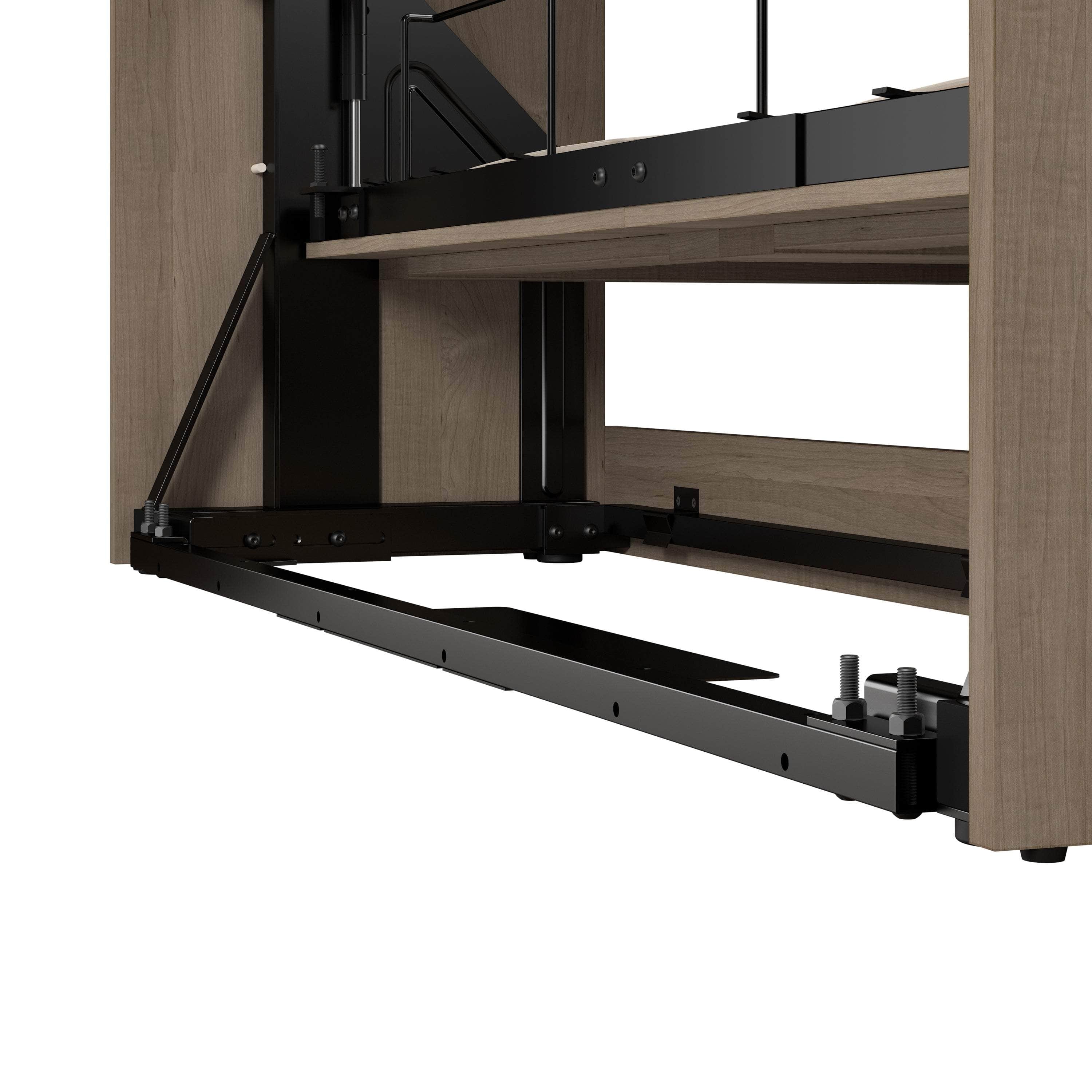 Pur Full Murphy Wall Bed with 2 Storage Units & Drawers (131