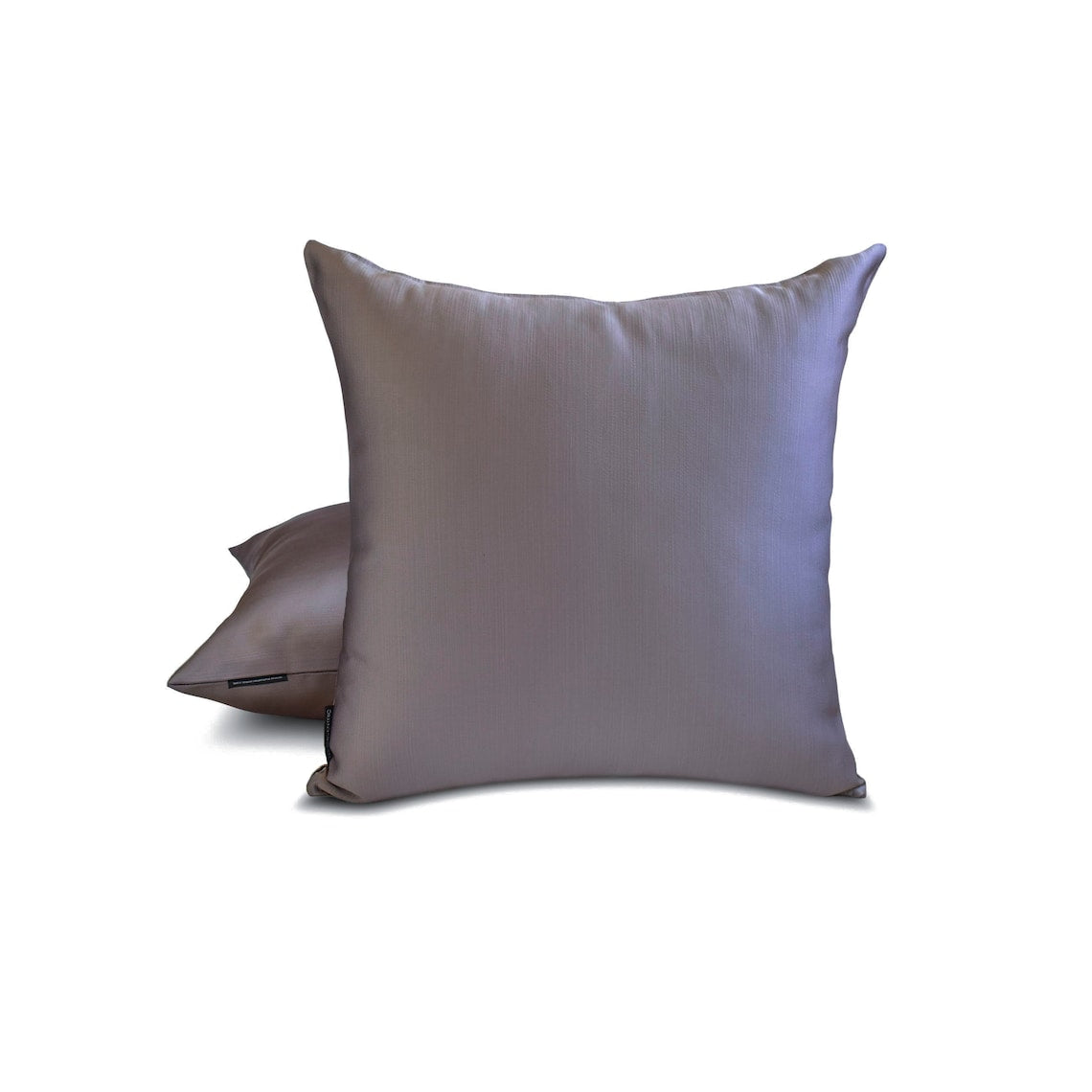 Ash Purple Slub Satin Throw Pillow Cover - Soft Textured Decorative Cushion Case for Sofa, Bed & Home Decor