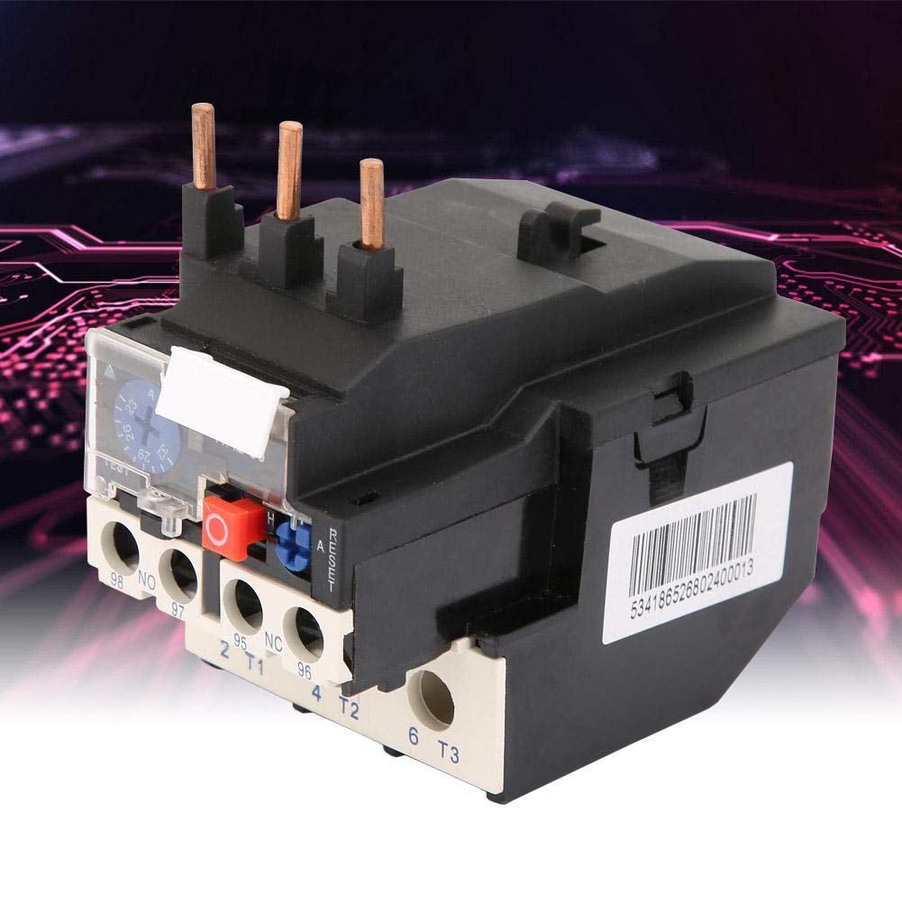 23-32A Thermal Overload Relay - Electric Heat Protection Relay for Motor Safety - Industrial Grade Overload Protector for Pumps, Compressors & HVAC Systems