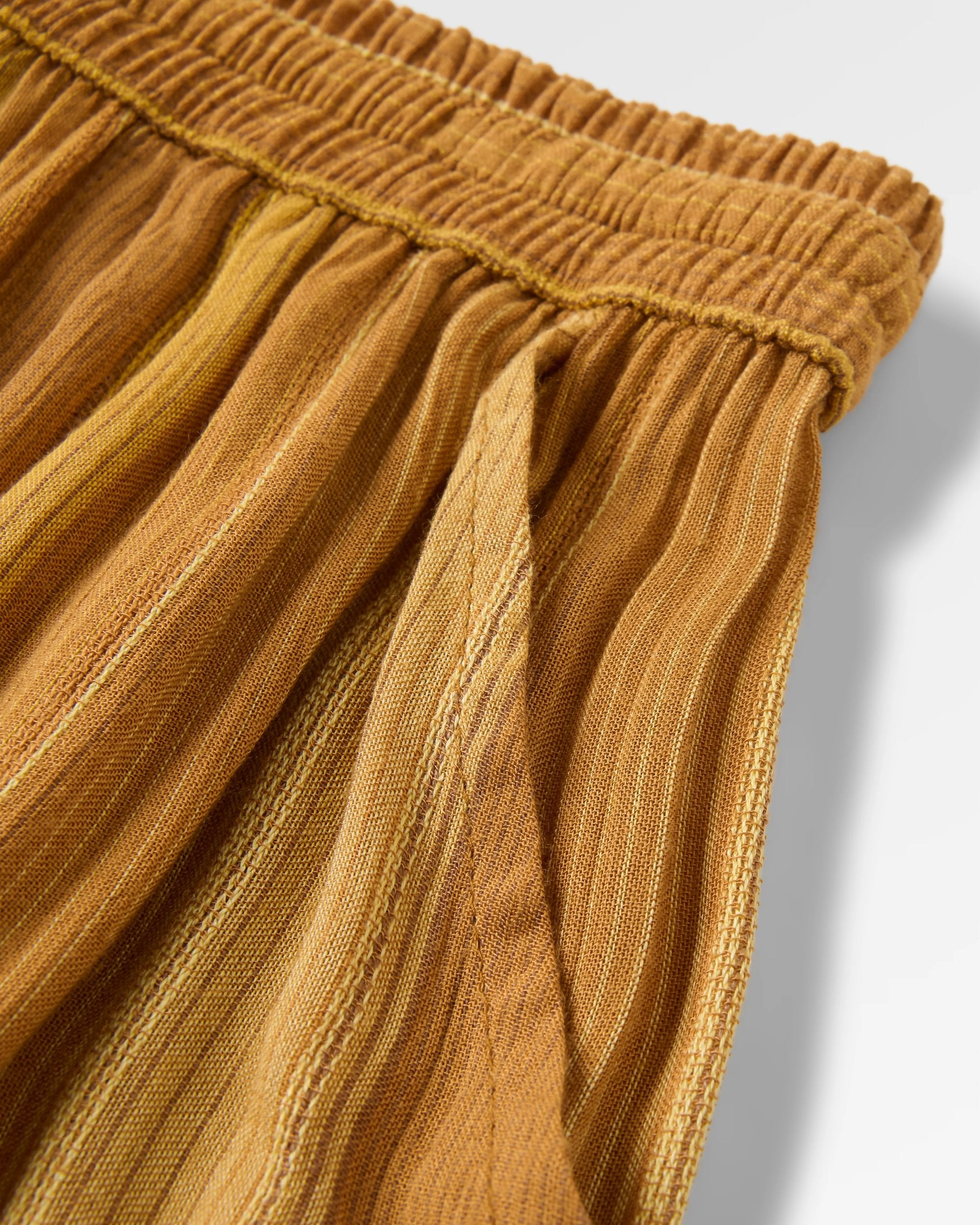 Zephyr Woven Maxi Skirt - Spruce Yellow Stripe | Flowy Boho Summer Skirt for Women | Perfect for Beach Vacations, Music Festivals & Casual Outings