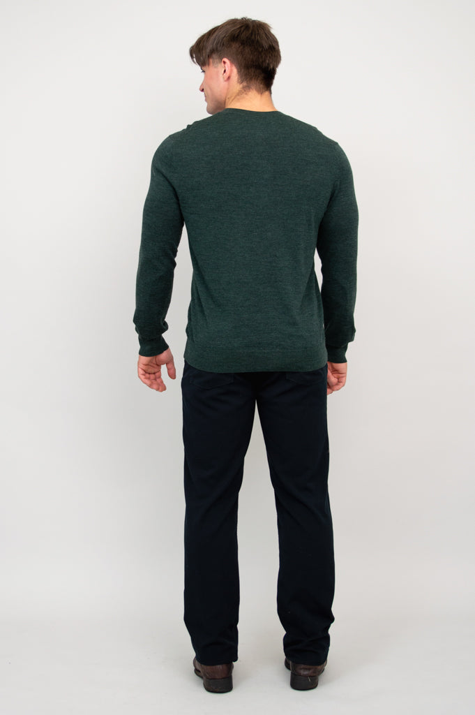 Premium Fraser Sweater for Men & Women - 100% Merino Wool, Woodland Color - Cozy Winter Wear for Outdoor Adventures & Casual Style
