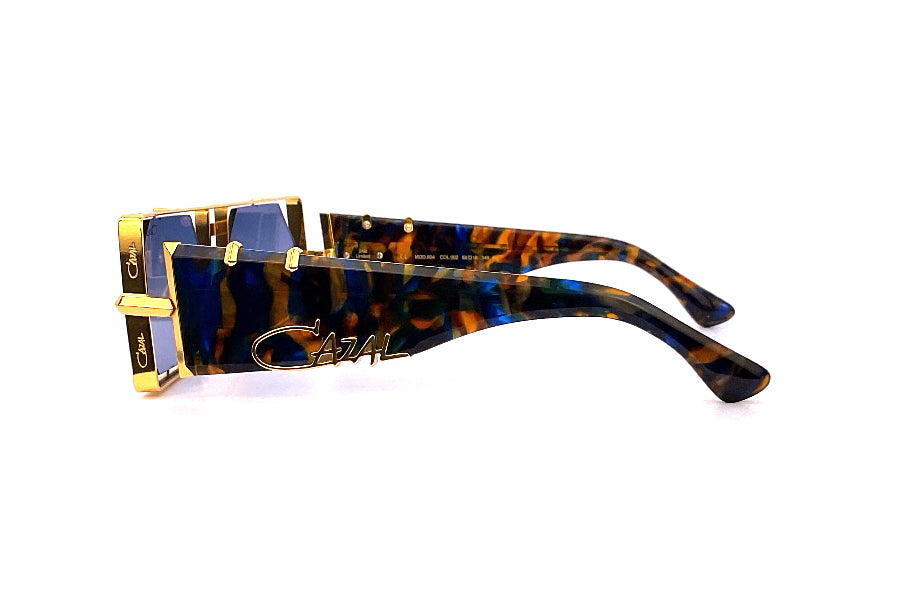 Cazal 004 Sunglasses - Bronze/Gold Frame with UV Protection - Stylish Retro Aviator Sunglasses for Men & Women - Perfect for Outdoor Activities, Driving, and Fashion Accessories