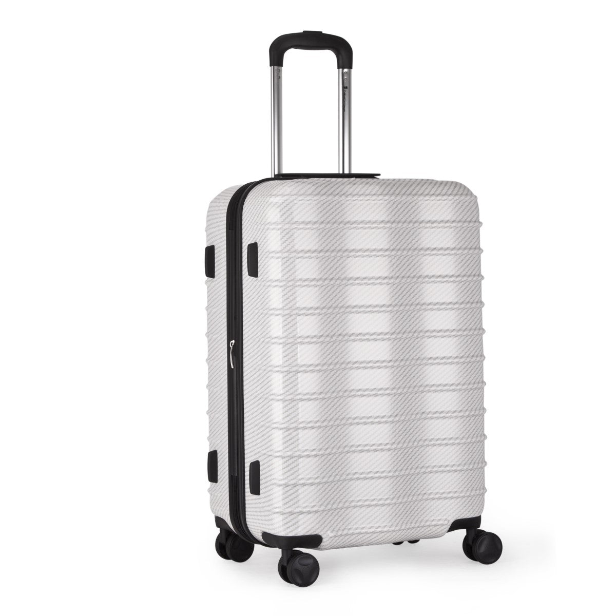 Daycrown 802 Carbon Fiber Texture Luggage - Lightweight Durable Suitcase for Travel, Business Trips & Vacations