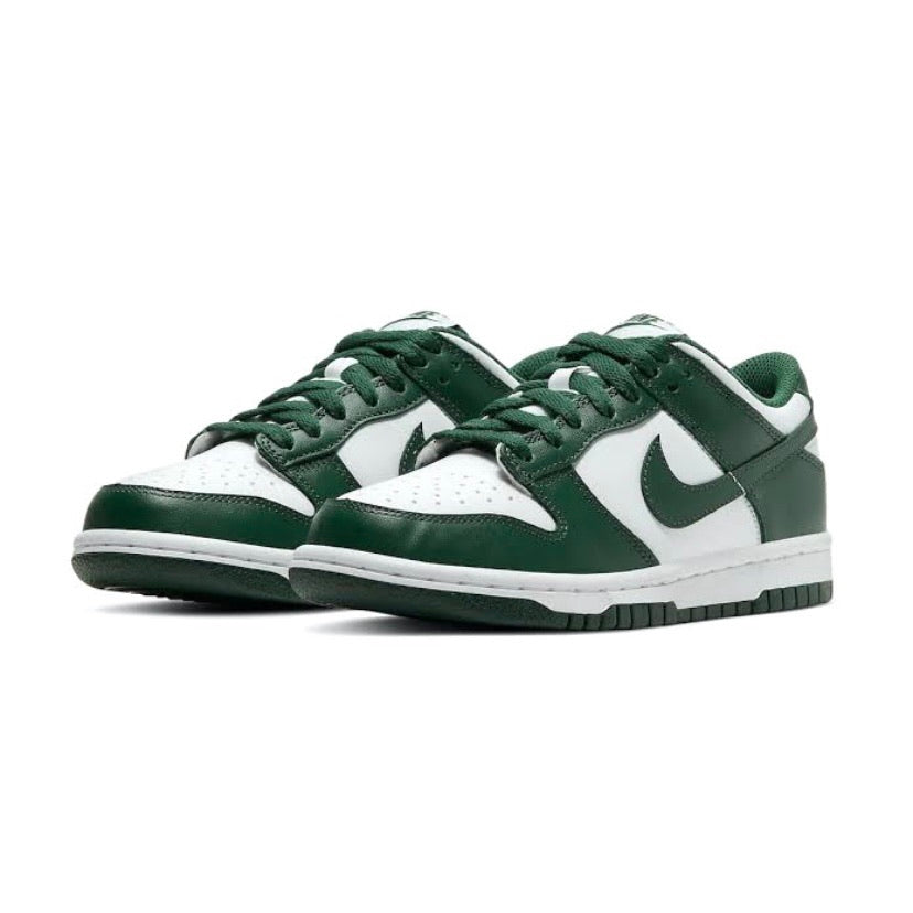Nike Dunk Low Spartan Green Michigan State Sneakers - Men's Basketball Shoes for Casual Wear & Street Style