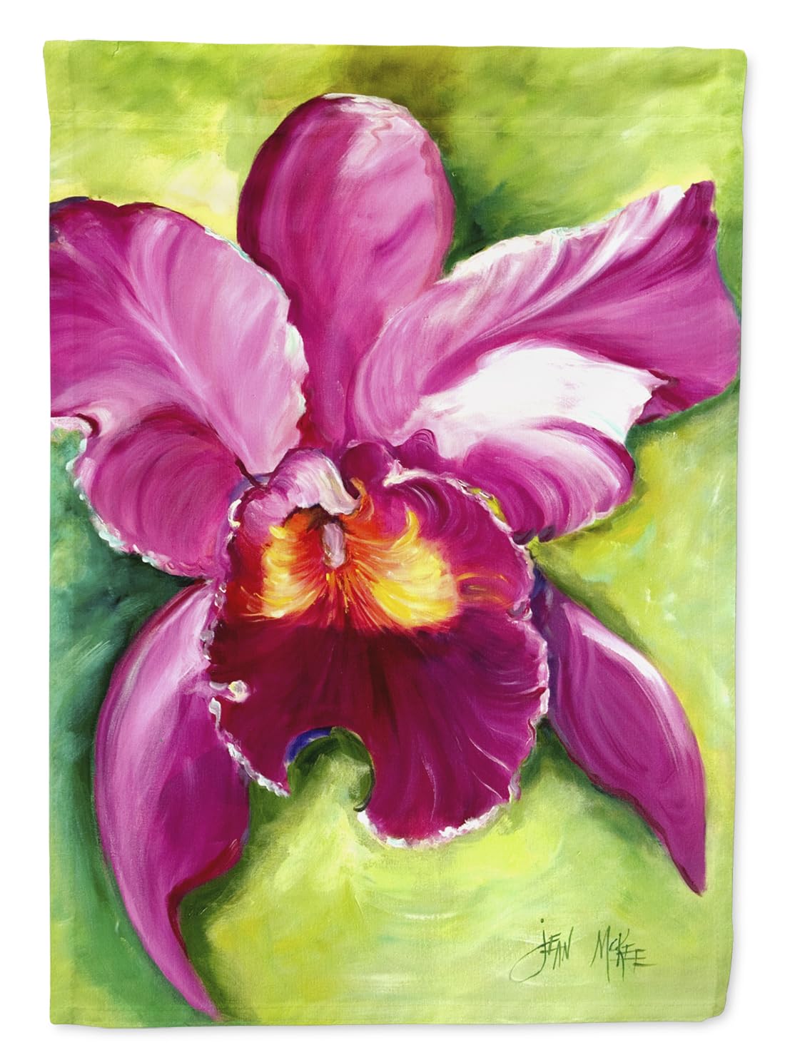 Caroline's Treasures JMK1176GF Multicolor Orchid Garden Flag - Decorative Mailbox & Yard Banner for Outdoor Patio, Flower Beds & Garden Decor | Perfect for Spring & Summer Outdoor Decorations
