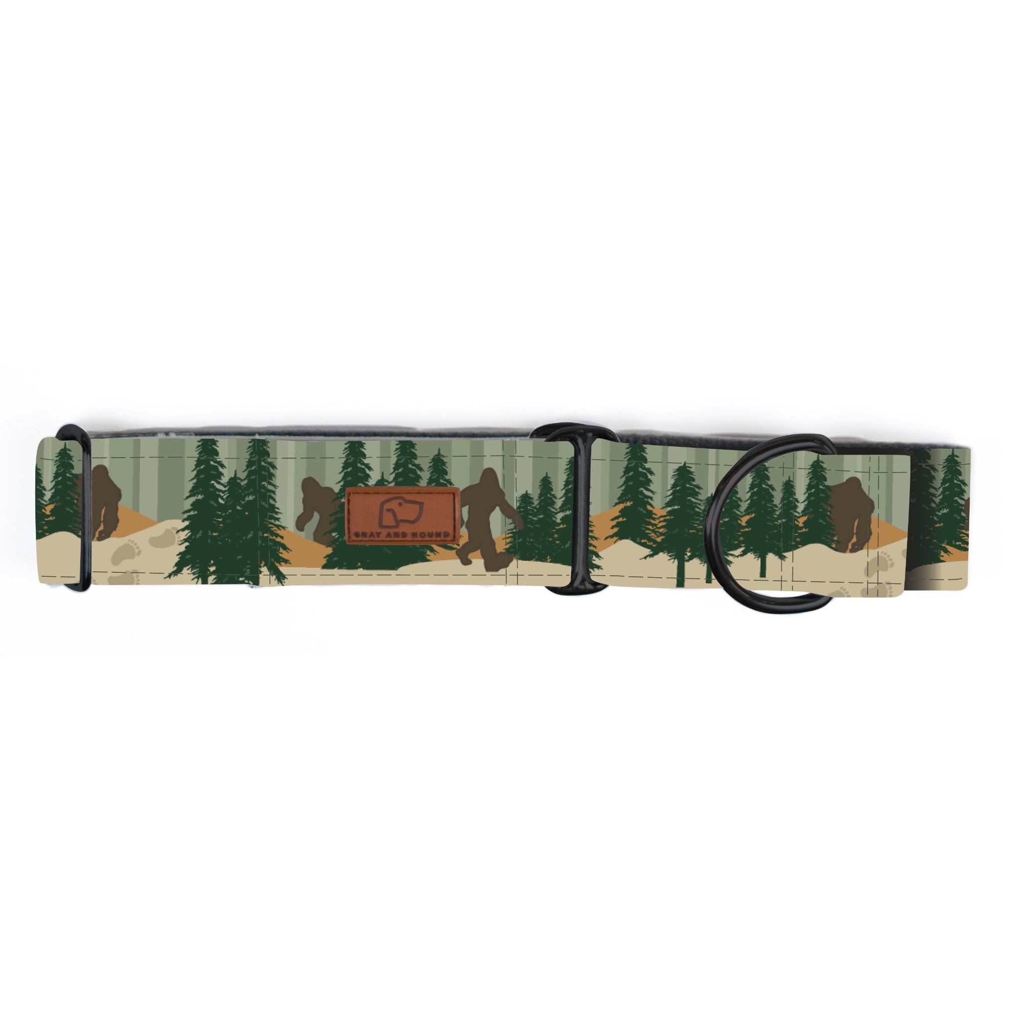Bigfoot Dog Collar - Durable Nylon Pet Collar with Adjustable Buckle for Medium & Large Dogs - Perfect for Hiking, Camping & Outdoor Adventures