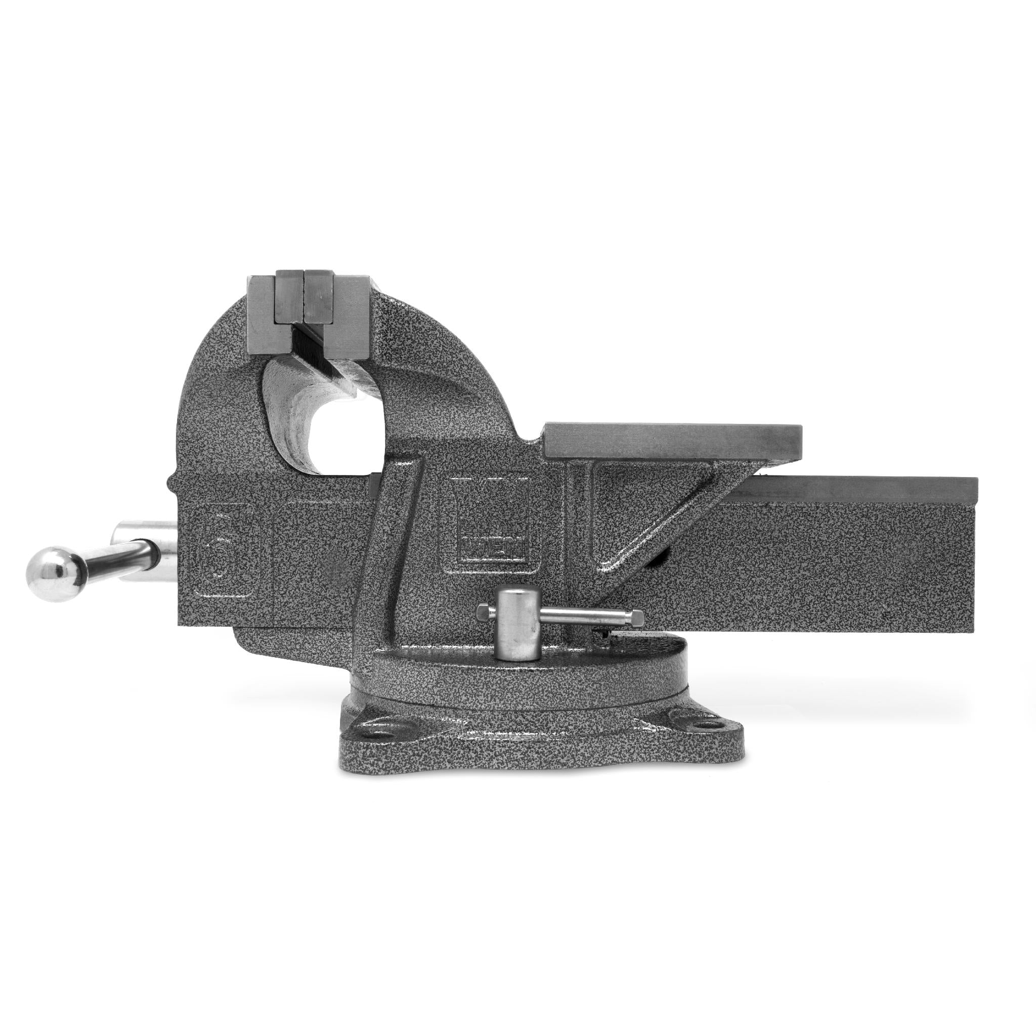 WEN BV456 6-Inch Heavy Duty Cast Iron Bench Vise with Swivel Base - Perfect for Woodworking, Metalworking & DIY Projects in Home Workshop