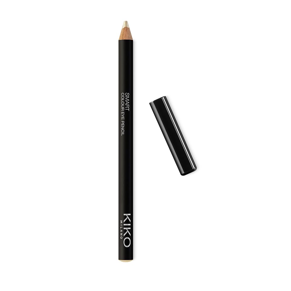 KIKO Milano Smart Colour Eyepencil for Waterline & Lash Line - 01 Pearly Gold | Long-Lasting Eye Pencil for Natural & Glam Makeup Looks
