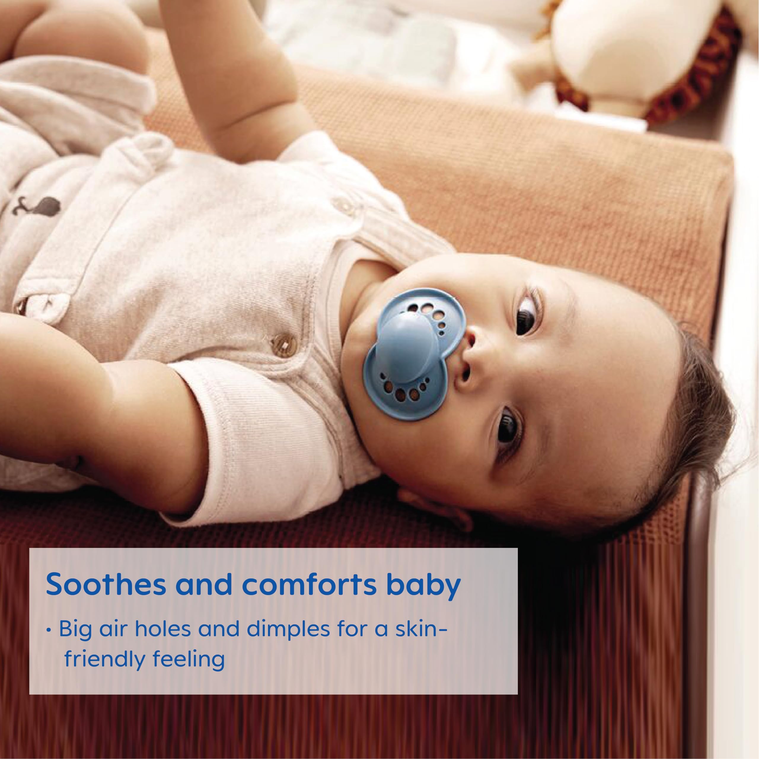 MAM Original Matte Baby Pacifier - 2 Pack for 6-16 Months | Orthodontic Nipple for Healthy Oral Development | Includes Sterilizer Case | Unisex Newborn & Infant Soother | Perfect for Daycare, Travel & Sleep Comfort