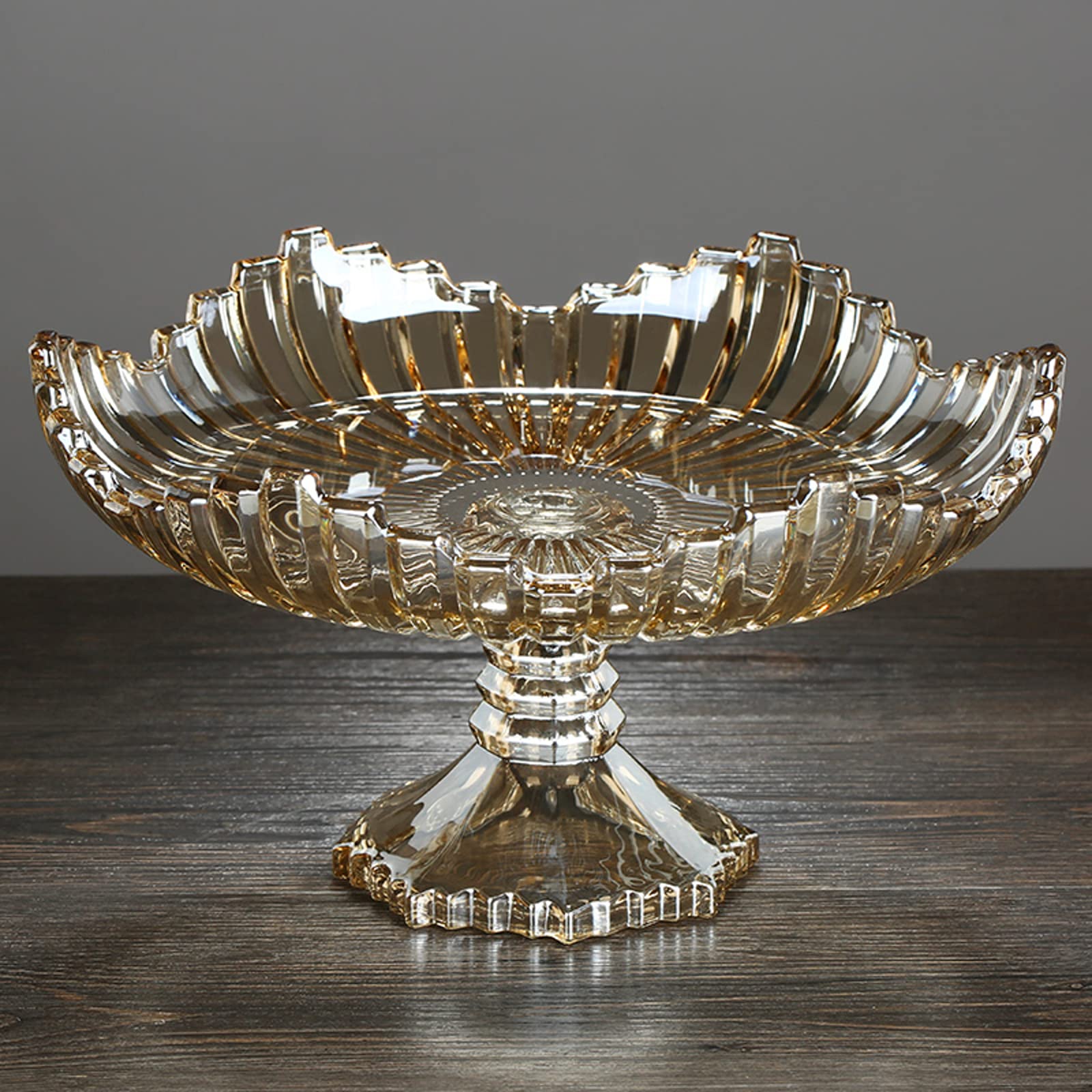 Vintage European Style Fruit Basket - Elegant Tabletop Storage for Fruits & Vegetables - Decorative Kitchen Countertop Bowl - Perfect for Modern Kitchens, Dining Tables & Farmhouse Decor (15.5x29cm)