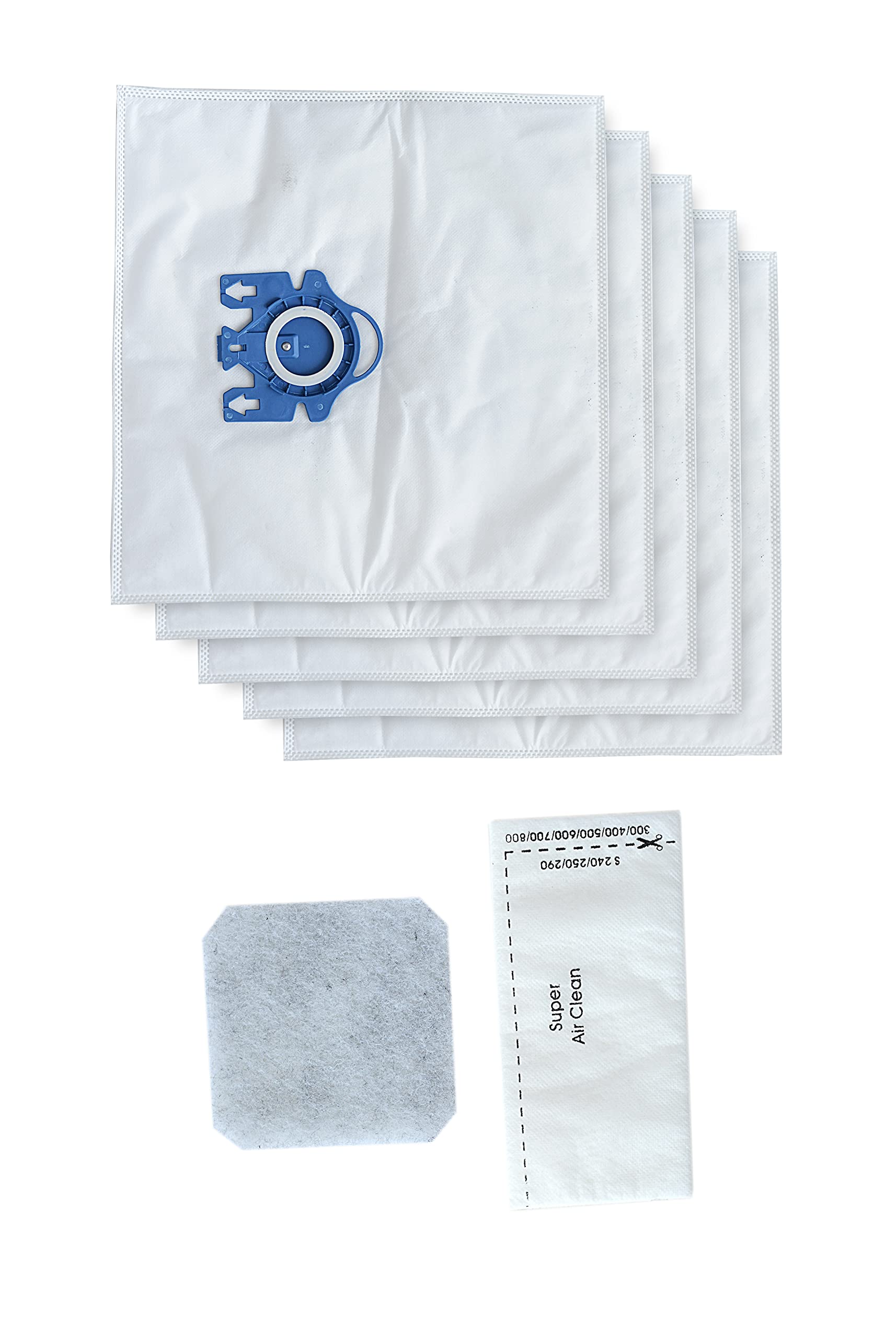 Miele G/N HEPA Replacement Vacuum Bags & Filters - 5 Bags + 2 Filters - Compatible with Miele Vacuum Cleaners - Ideal for Allergy Sufferers & Pet Owners - Dust-Free Home Cleaning Solution