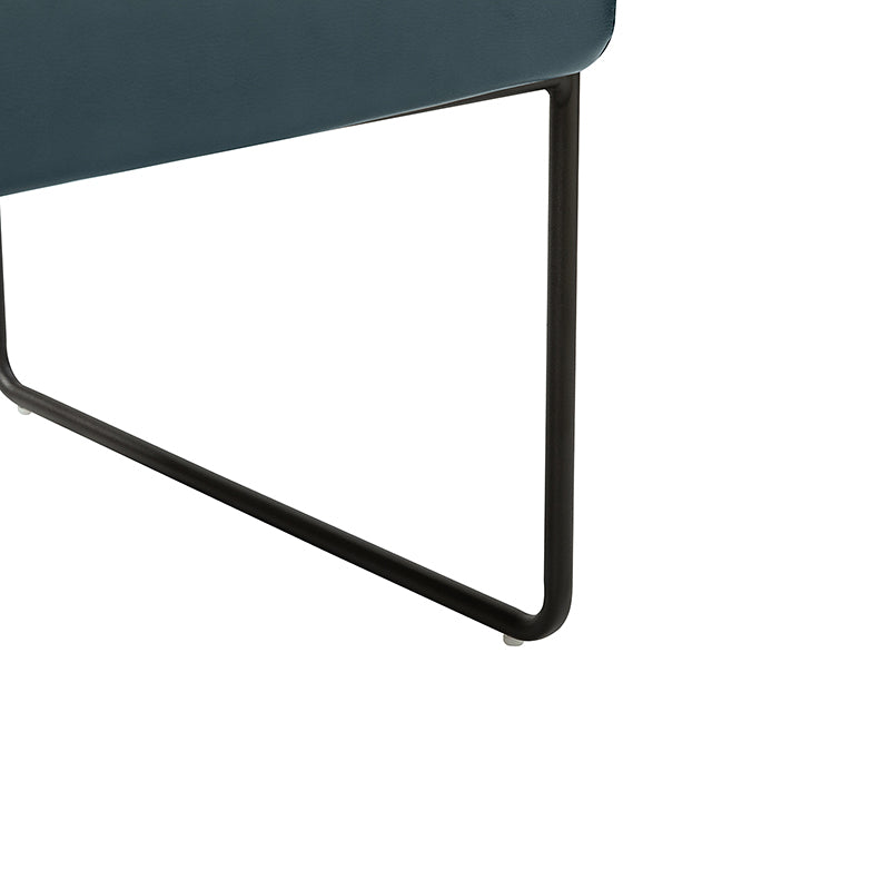Edurne Modern Armchair with Sturdy Metal Legs - Perfect for Living Room, Office, and Lounge Areas