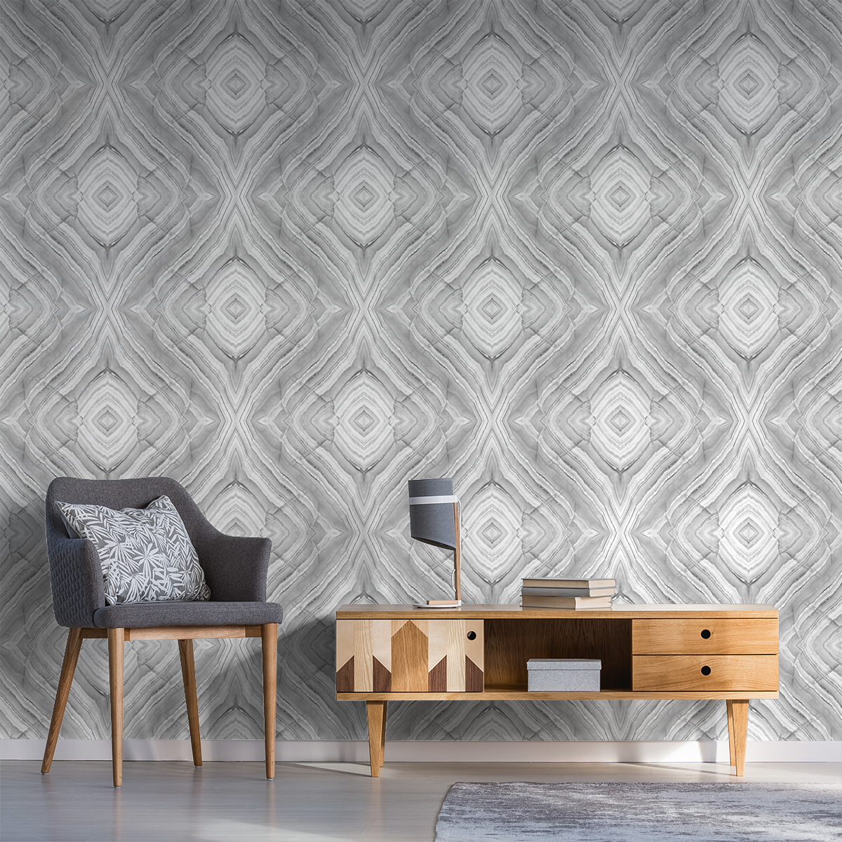 Onyx Bounce Wallpaper - Premium Peel and Stick Wallpaper for Home Decor | Perfect for Living Room, Bedroom, and Office