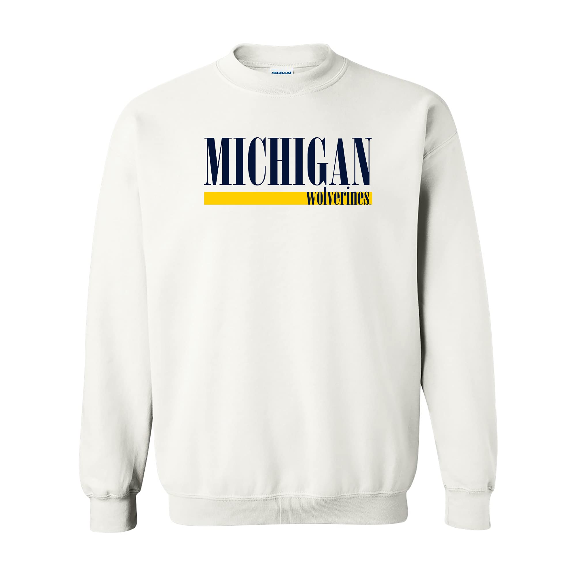 UGP Campus Apparel NCAA Boldline Team Color Crewneck Sweatshirt - Official College & University Sweater for Game Day, School Spirit & Casual Wear