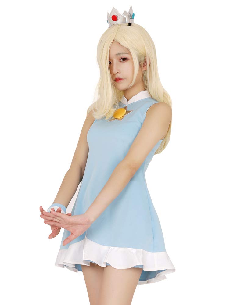 Miccostumes Women's Anime Princess Cosplay Costume Dress with Crown - Perfect for Halloween, Cosplay Events, Anime Conventions & Themed Parties