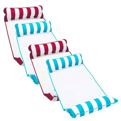 Light Blue & Burgundy (4 Pack)