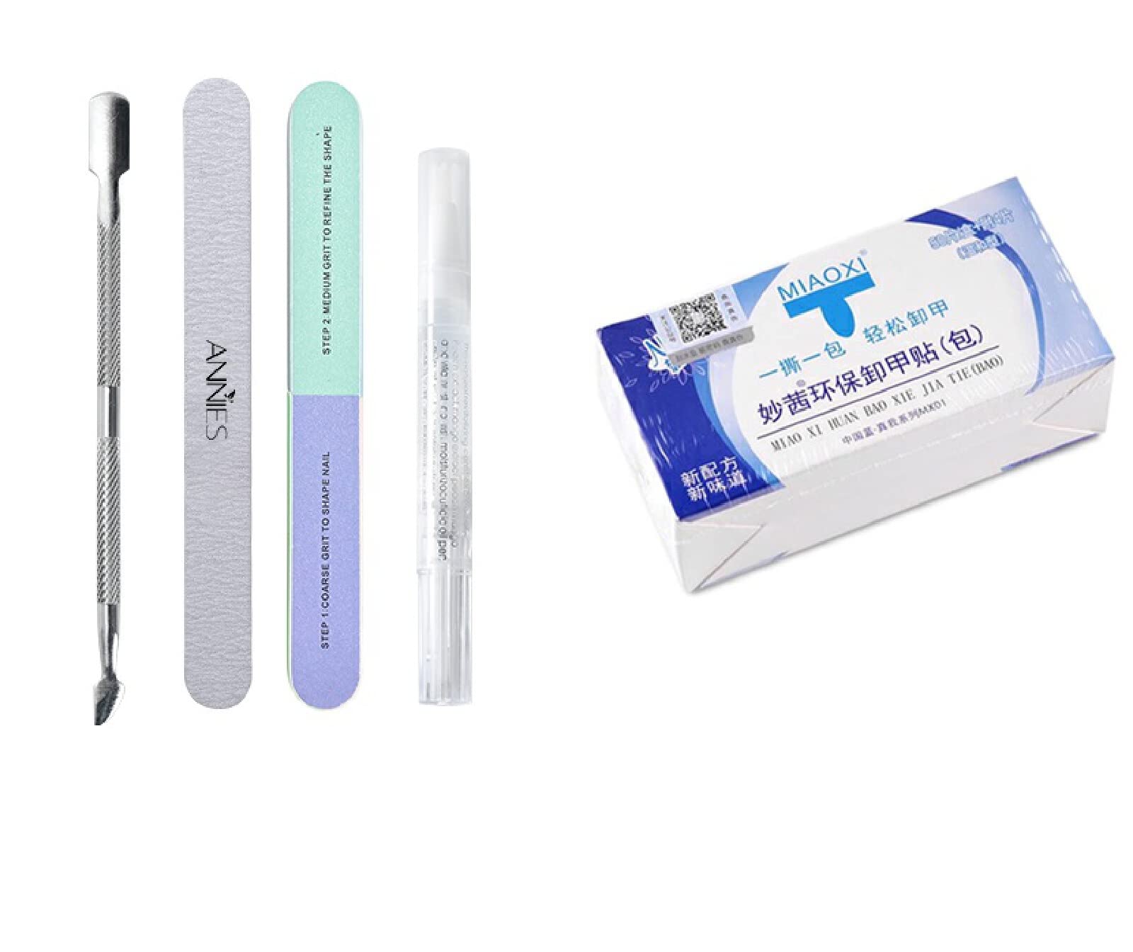 Eco-Friendly Manicure Tools Kit - Reusable Nail Polish Remover Set with Alcohol Pads for At-Home & Salon Nail Care | 3-Piece Nail Polish Remover Kit for Gentle & Effective Polish Removal | Perfect for Travel, Home Use & Professional Nail Salons