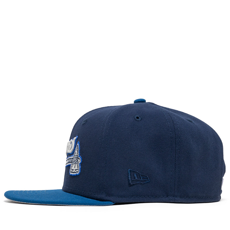 New Era x Politics Atlanta Braves 59FIFTY Fitted Hat - Official MLB Baseball Cap for Men & Women - Perfect for Baseball Games, Streetwear Fashion & Sports Fans