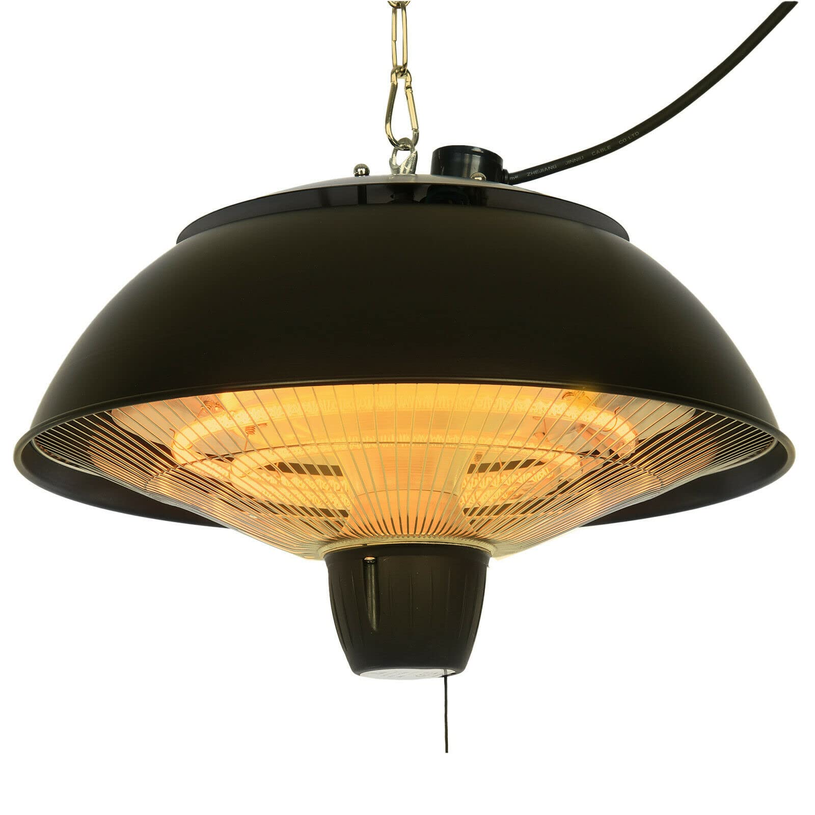 GXP Outdoor Electric Patio Heater - 600W/1500W Ceiling Mounted Infrared Heater for Balcony, Courtyard, Deck & Garden - Perfect for Outdoor Dining, Entertaining & Relaxation