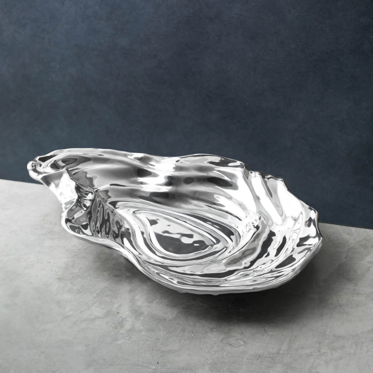 Beatriz Ball OCEAN Oyster Bowl - Elegant Glass Serving Bowl for Seafood, Appetizers & Entertaining - Perfect for Dinner Parties, Weddings & Home Decor
