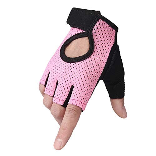 Breathable Fitness Gloves for Men & Women - Non-Slip Sports Gloves for Cycling, Hiking, Running, Gym Workouts - Comfortable & Durable Black Training Gloves - Perfect for Outdoor Activities & Exercise