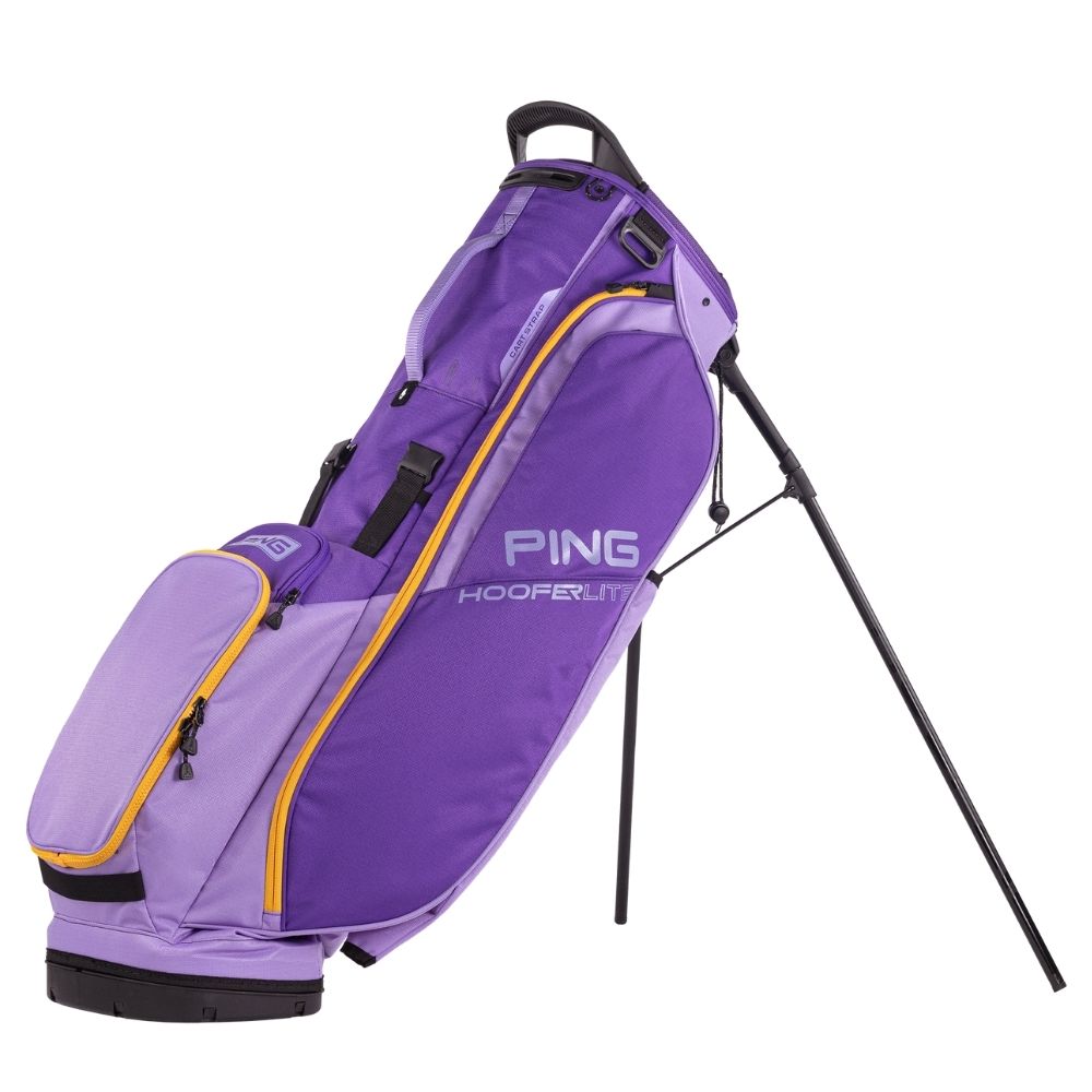 PING 2025 Hoofer Lite Stand Golf Bag - Lightweight & Durable Golf Stand Bag with 5-Way Divider - Perfect for Walking the Course & Range Practice Sessions