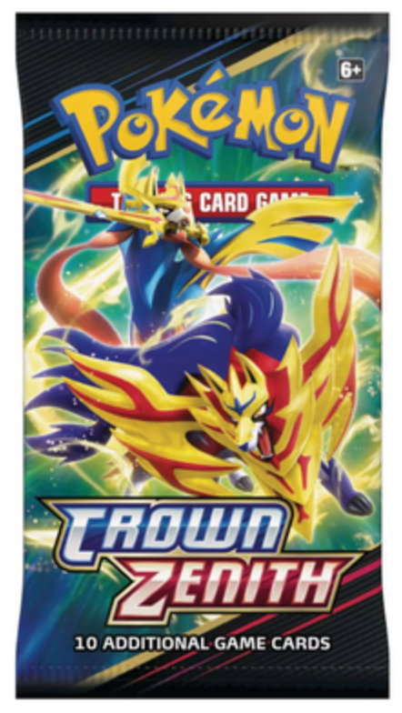 Crown Zenith Pokémon Booster Pack | Official Trading Card Game | Collectible Cards for Battles & Trading