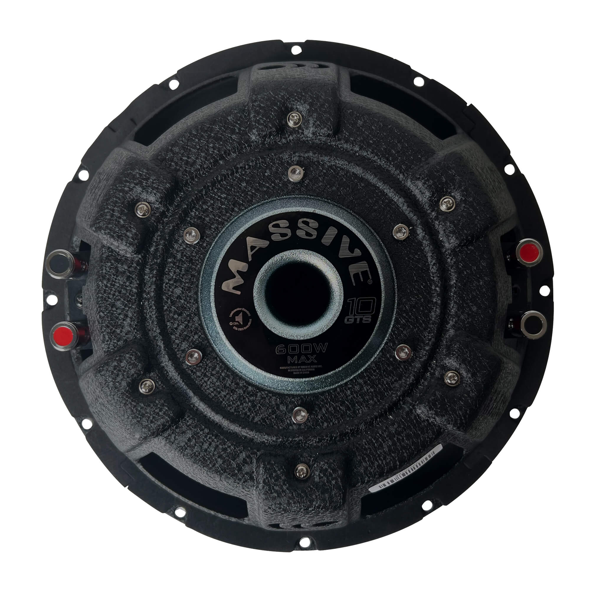 GTS10 10-Inch 300 Watts RMS Dual 4 Ohm Car Subwoofer - Powerful Bass for Car Audio & Home Theater Systems