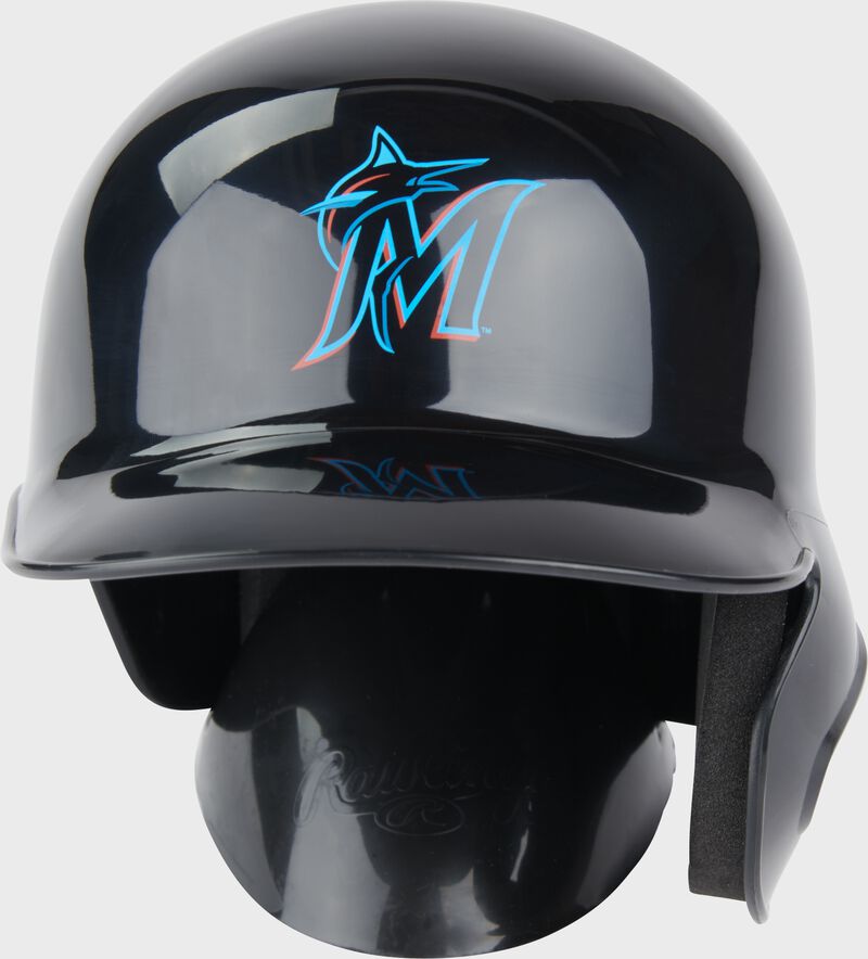 Miami Marlins MLB Collectible Mini Batting Helmet - Authentic Baseball Memorabilia for Fans & Collectors | Perfect for Display, Gifts, and Game Room Decor