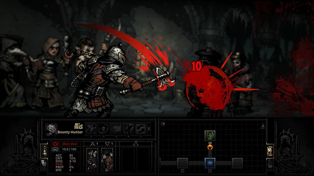 Darkest Dungeon Nintendo Switch Game - Japanese Import, Region Free - Horror RPG Adventure for Home & Travel Gaming
