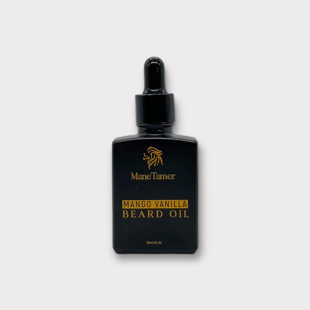 Premium Mango Vanilla Beard Oil 30ml - Natural Hydration & Conditioning for Men - Perfect for Daily Grooming & Styling