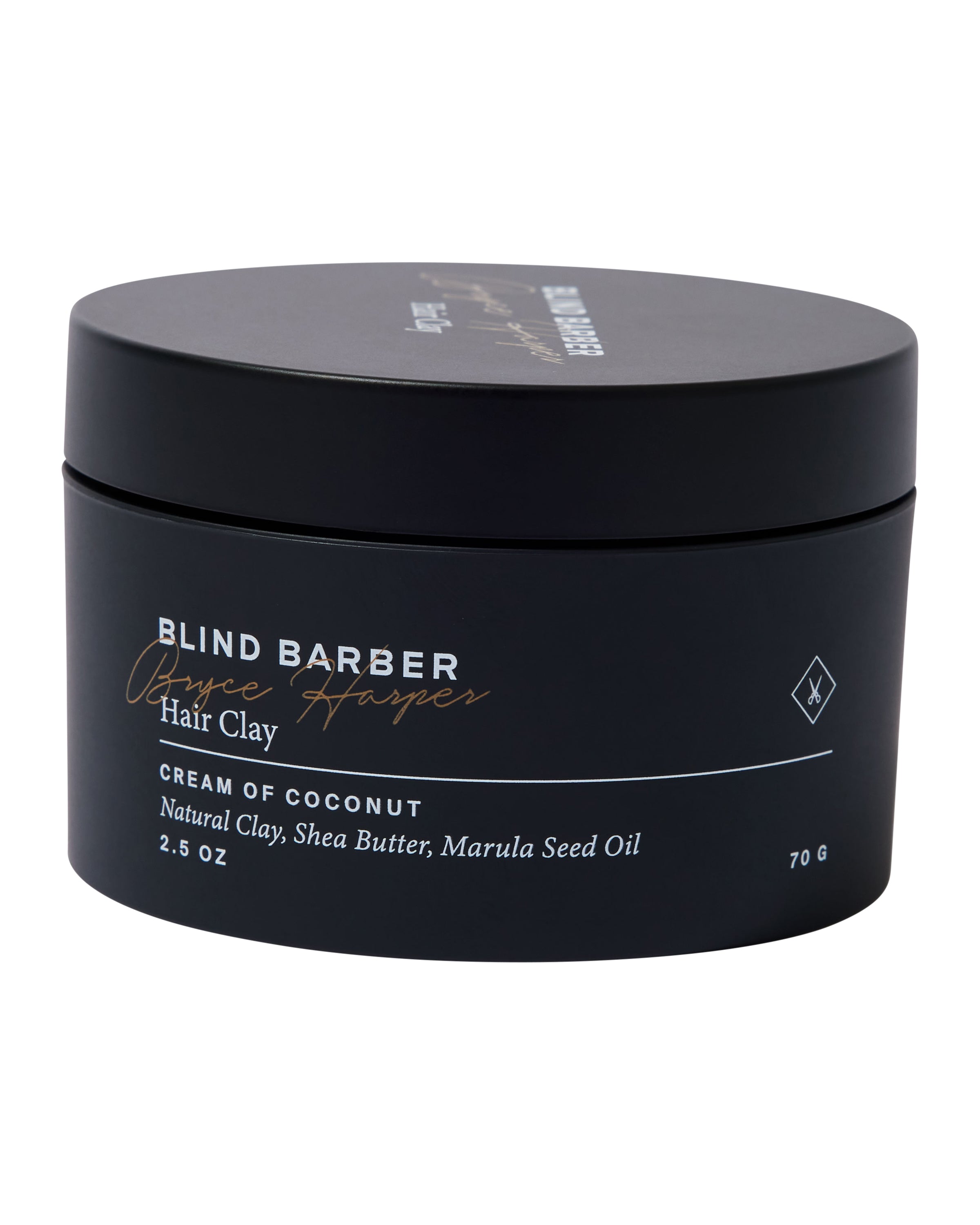 Bryce Harper Hair Clay - Strong Hold Matte Finish Styling Wax for Men - Perfect for Everyday Use, Sports, and Professional Styling