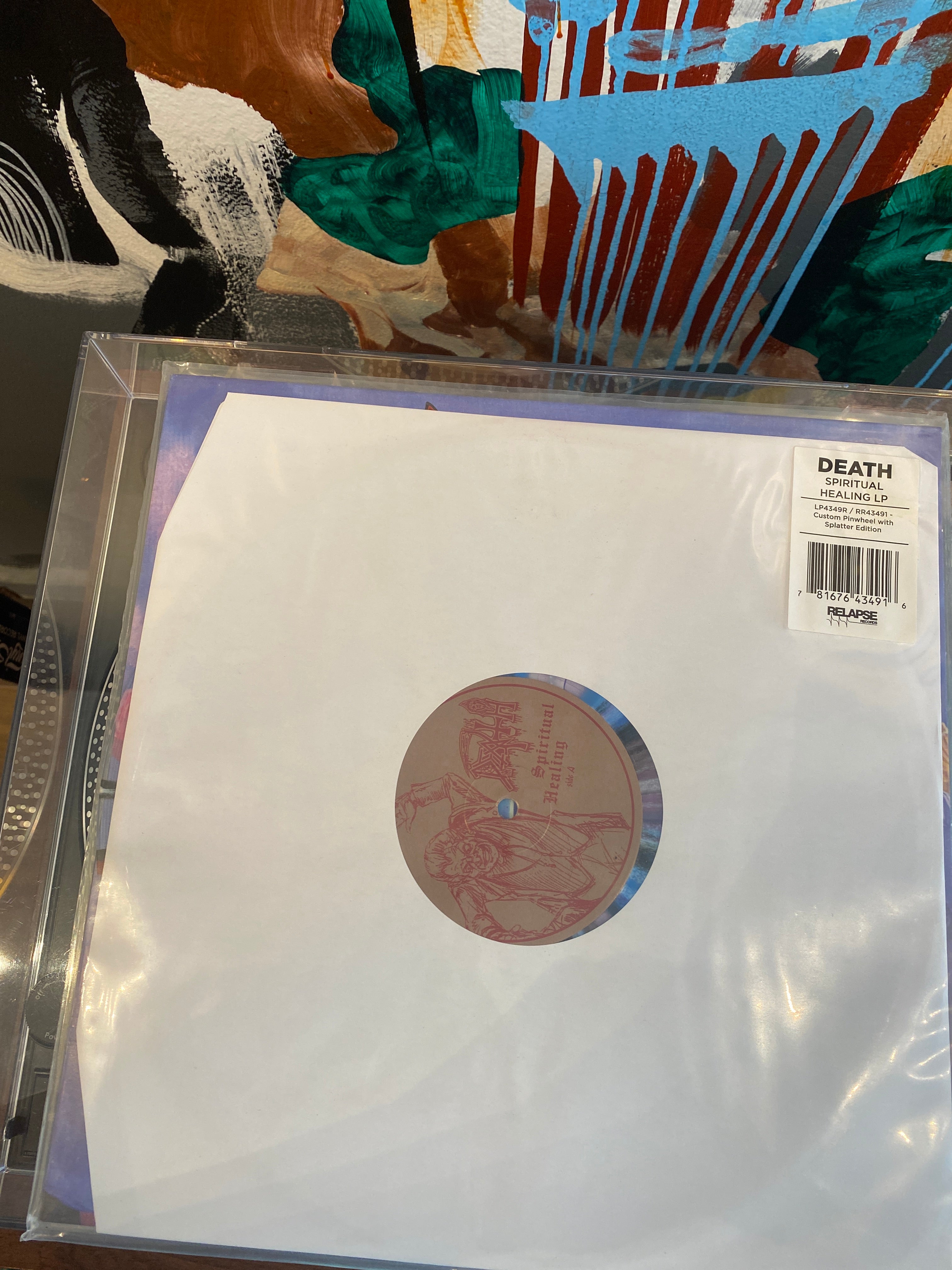 Death Spiritual Healing Vinyl LP Record - Limited Edition for Collectors & Music Lovers | Perfect for Meditation, Yoga & Relaxation