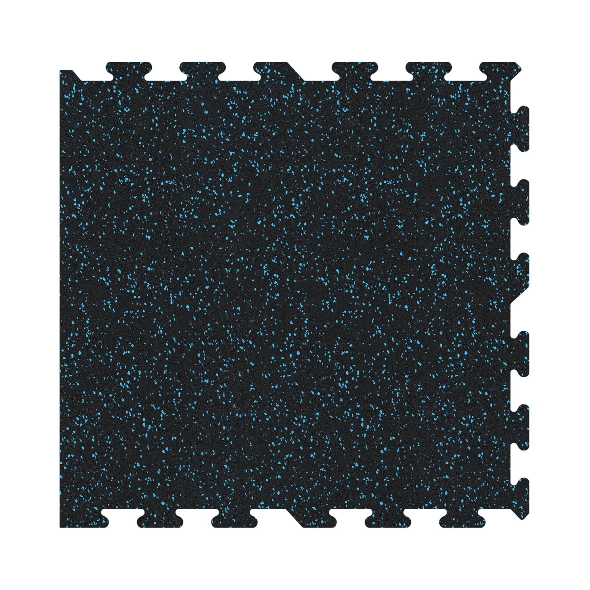 IncStores 8mm Thick Durable Rubber Floor Tiles (23x23 Inches) - Interlocking Gym Mats for Home Workouts, Exercise Equipment Protection & Fitness Room Flooring - Ideal for Home Gyms, Yoga Studios & Play Areas