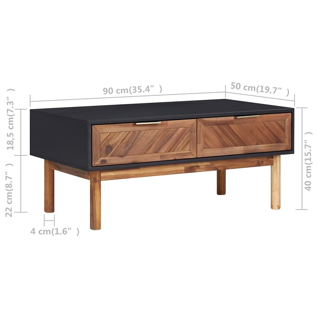 Modern Coffee Table & End Table Set - 35.4
