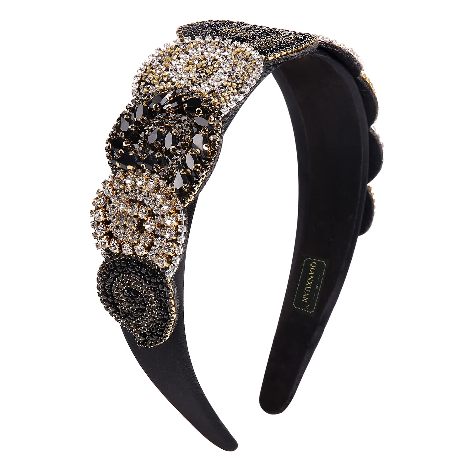 Sparkling Rhinestone Headbands for Women - Crystal Beaded Fashion Hair Accessories with Bling Chains | Perfect for Weddings, Parties, and Special Occasions