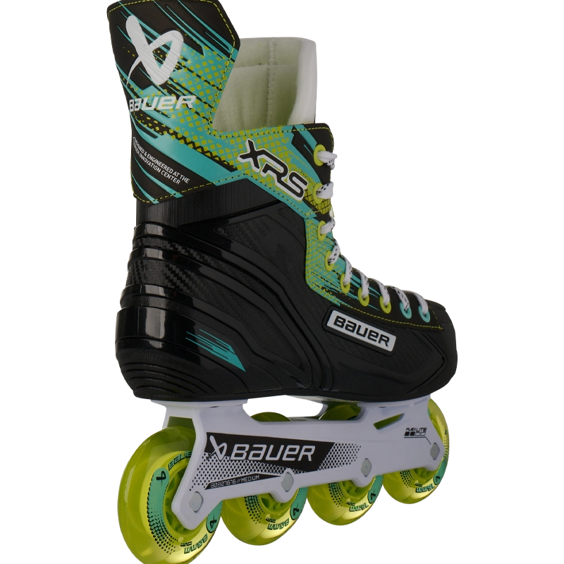 Bauer XRS Inline Hockey Skates for Intermediate Players - High-Performance Roller Skates for Street Hockey & Rink Play