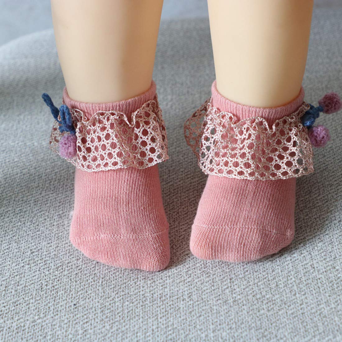 Baby-Girl Socks for Newborns - Soft Lace Socks for Newborn, Infant, Toddler & Little Girls - Perfect for Special Occasions, Photo Shoots & Everyday Wear