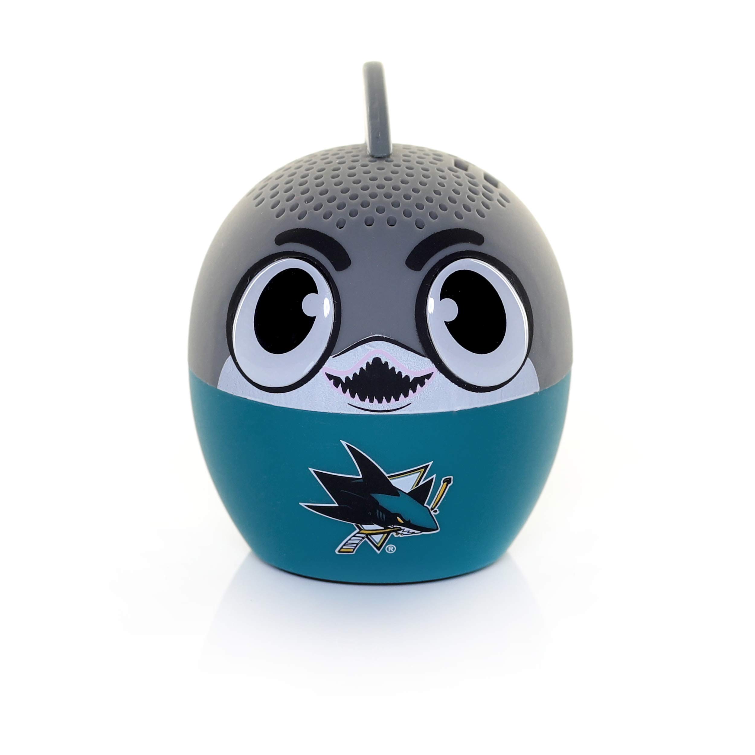 San Jose Sharks NHL Bitty Boomers Wireless Bluetooth Speaker - Portable Mini Speaker for Hockey Games, Tailgating & Home Decor