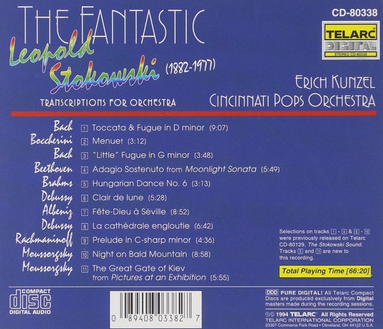 Stokowski Orchestral Transcriptions - Classical Music Masterpieces for Symphony Orchestra | Perfect for Concerts, Recordings & Music Enthusiasts