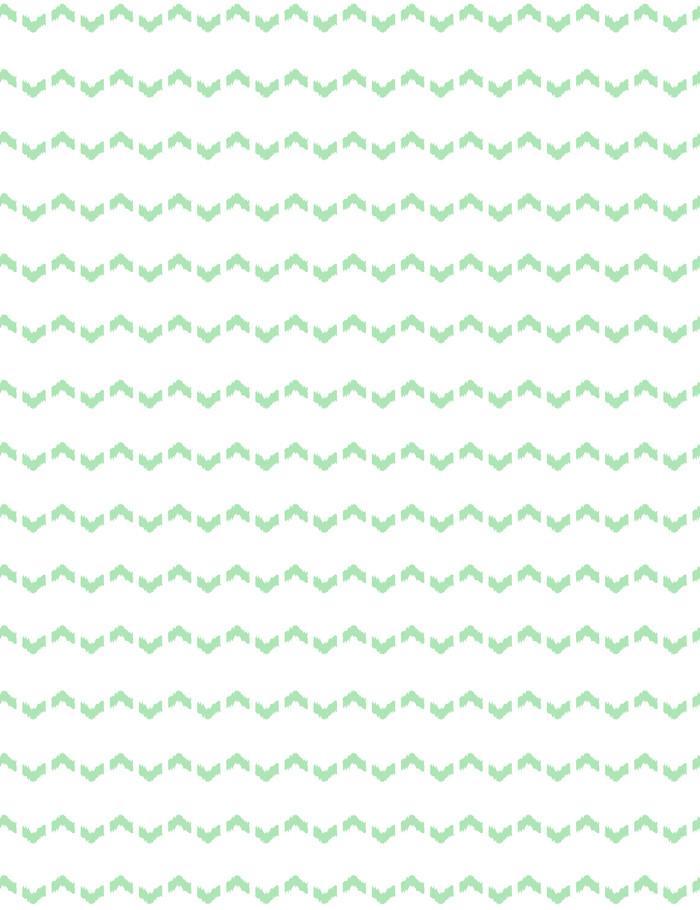 Kezmoh Zag Wallpaper by Wallshoppe - Mermaid Green Peel and Stick Removable Wallpaper for Bedroom, Living Room & Nursery Decor