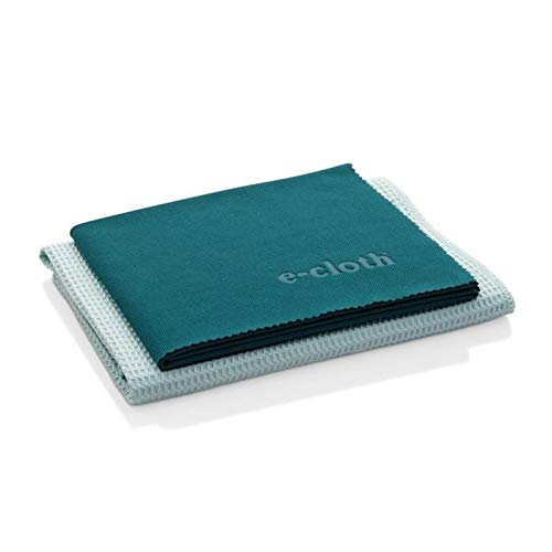 Premium E-Cloth Window Cleaning Cloth - 2 Pack Set for Streak-Free Glass & Mirrors | Ideal for Home, Office, and Car Windows