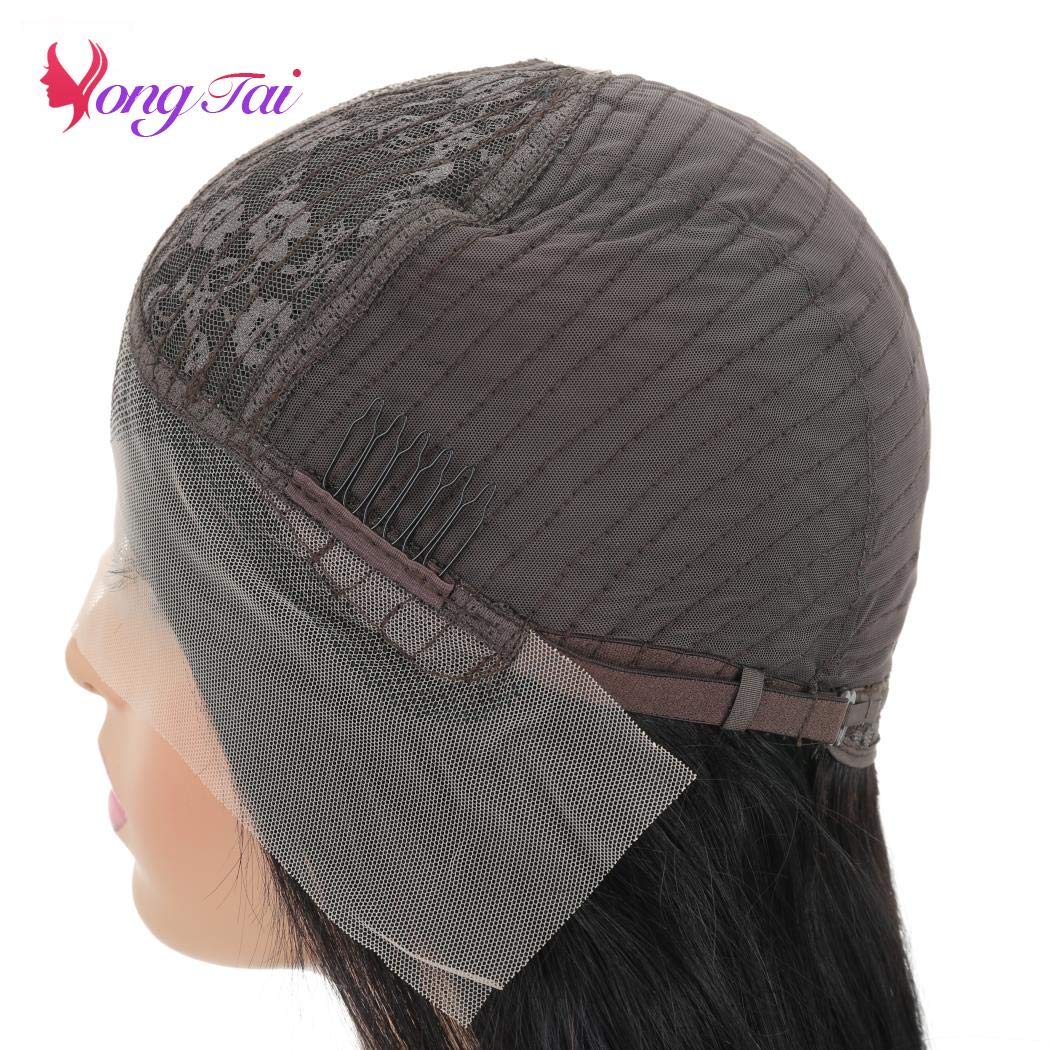 13x6 Transparent Straight Human Hair Wigs - T Part Lace Front Virgin Peruvian Hair Glueless Wig 150% Density 26 Inch Natural Black | Perfect for Daily Wear, Cosplay & Special Occasions