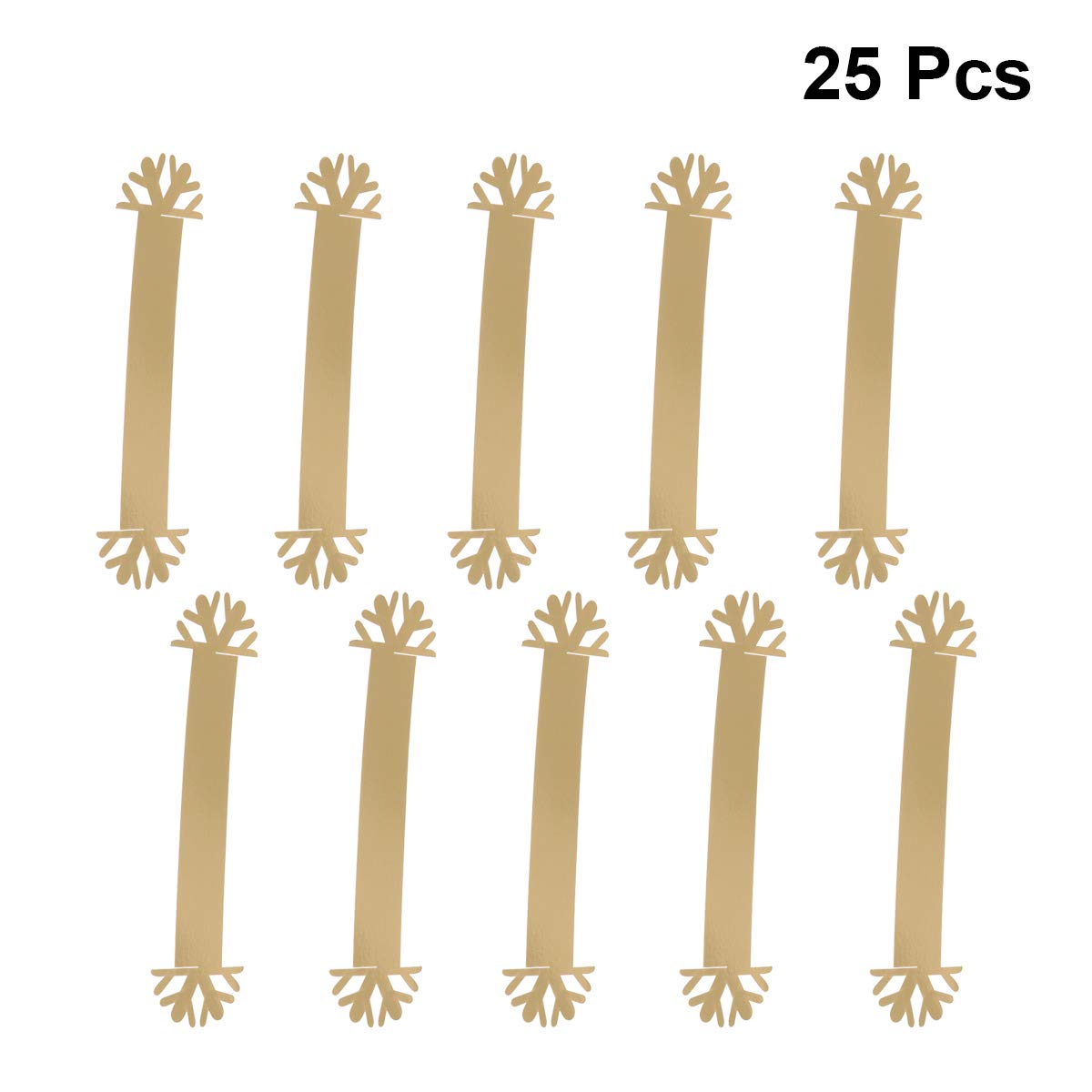 ABOOFAN 25pcs Christmas Napkin Rings Set - Elegant Floral Napkin Holders for Holiday Dinner Parties, Banquets, and Wedding Decorations - Round Napkin Buckles for Xmas Table Setting & Home Decor